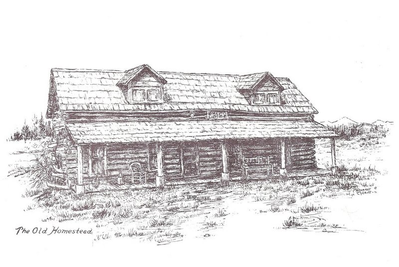 Drawing of Old Homestead